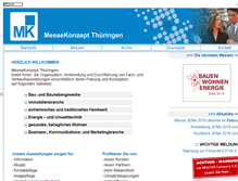 Tablet Screenshot of messekonzept-thueringen.de